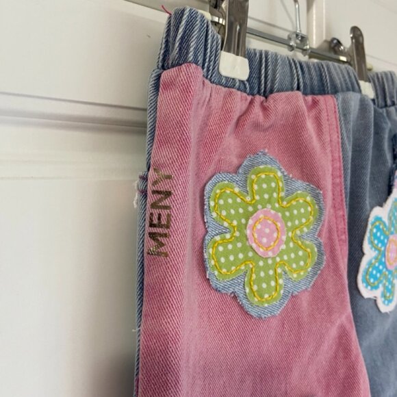 🌸 Hand-Embroidered Toddler Jeans (Size 12–18 Months) 🌸 NWT - Picture 9 of 16